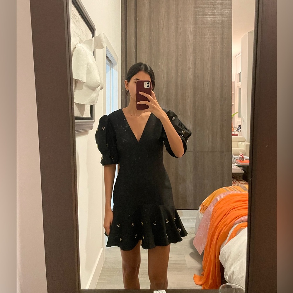 Black Keepsake Mini Dress